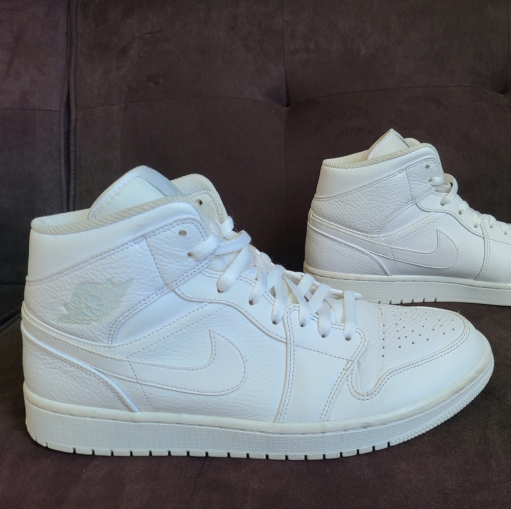 Jordan 1 Mid Sneakers, Size 12